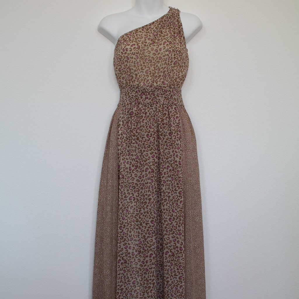 Ax Armani Exchange Chiffon Long Maxi Flowy Slit Dress - Size 0 - New W/O Tags